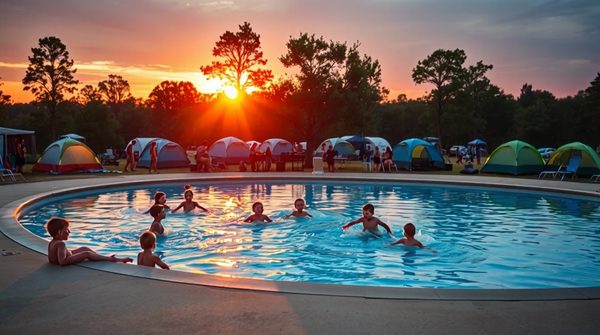 Amusez-vous en famille au camping de vias avec piscine